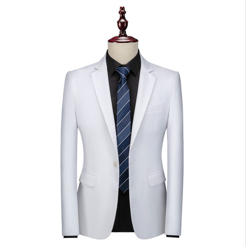 Blazer Esportivo Masculino Com Dois Botões E Bolsos Aba Casamento