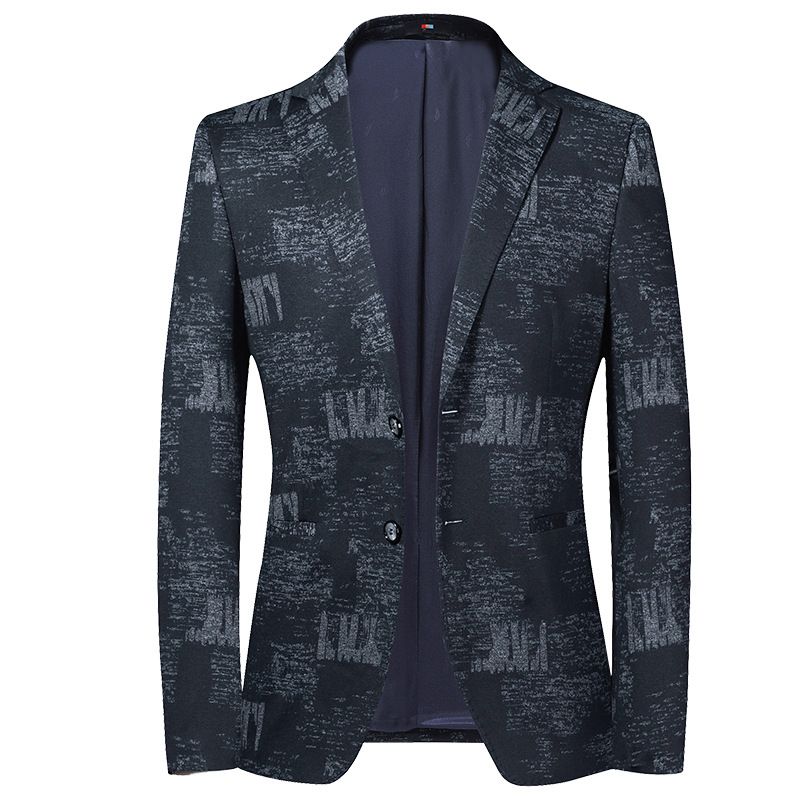 Blazer Masculino Casaco Esportivo Color Block Slim Casual Dois Botões