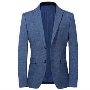 Blazer Masculino Casaco Esportivo Slim Casual Dois Botões