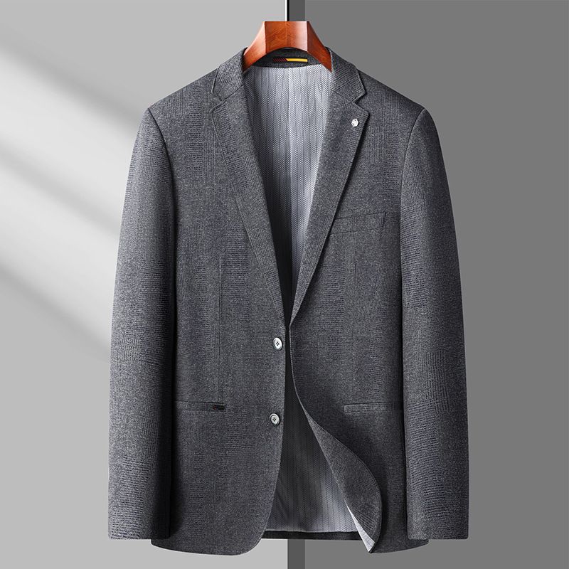 Casaco Esportivo Blazer Grande E Alto Masculino Solto Com Dois Botões