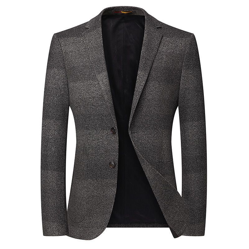 Casaco Esportivo Masculino Blazer Casual Lapela Dois Botões Tamanho Grande