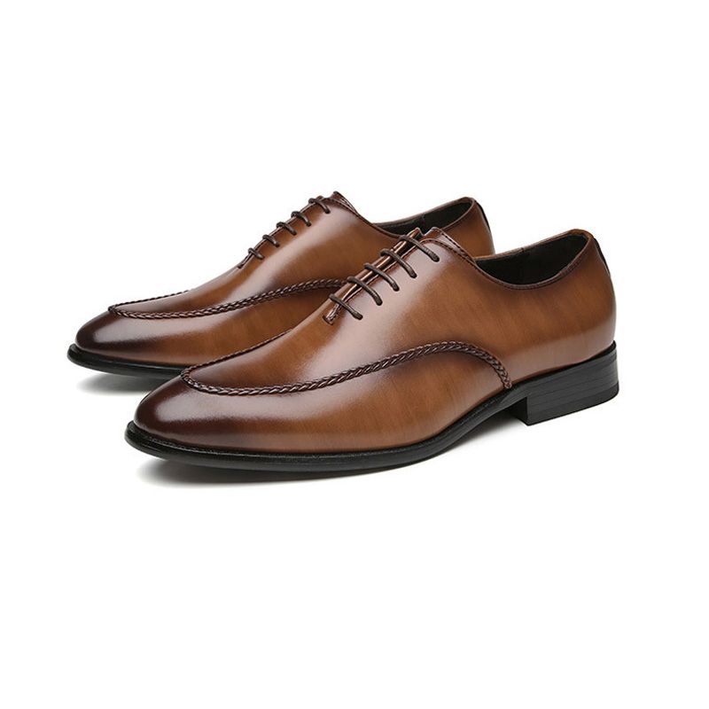 Sapatos Formais Masculinos Oxford Business Modern Retro Cinzelado Toe